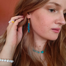 Load image into Gallery viewer, NATURAL STONE EARRINGS