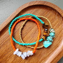 Load image into Gallery viewer, DAINTY NATURAL STONE BRACELET