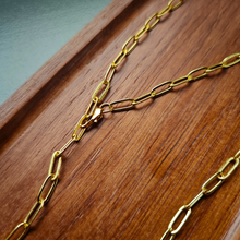 Load image into Gallery viewer, PAPERCLIP CHAIN NECKLACE