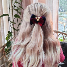 Load image into Gallery viewer, SMALL HAIR BOW CLIP
