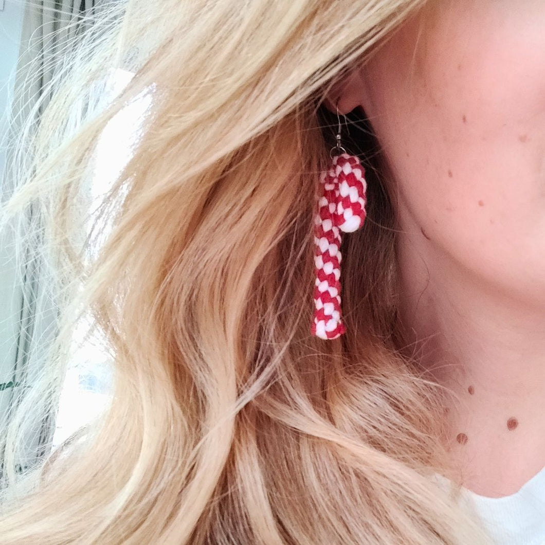 CANDY CANE EARRINGS