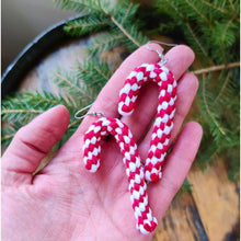 Load image into Gallery viewer, CANDY CANE EARRINGS
